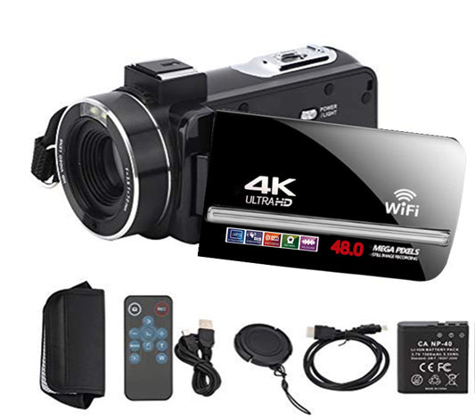 4K HD Digital Camera with 48MP and Touch Screen