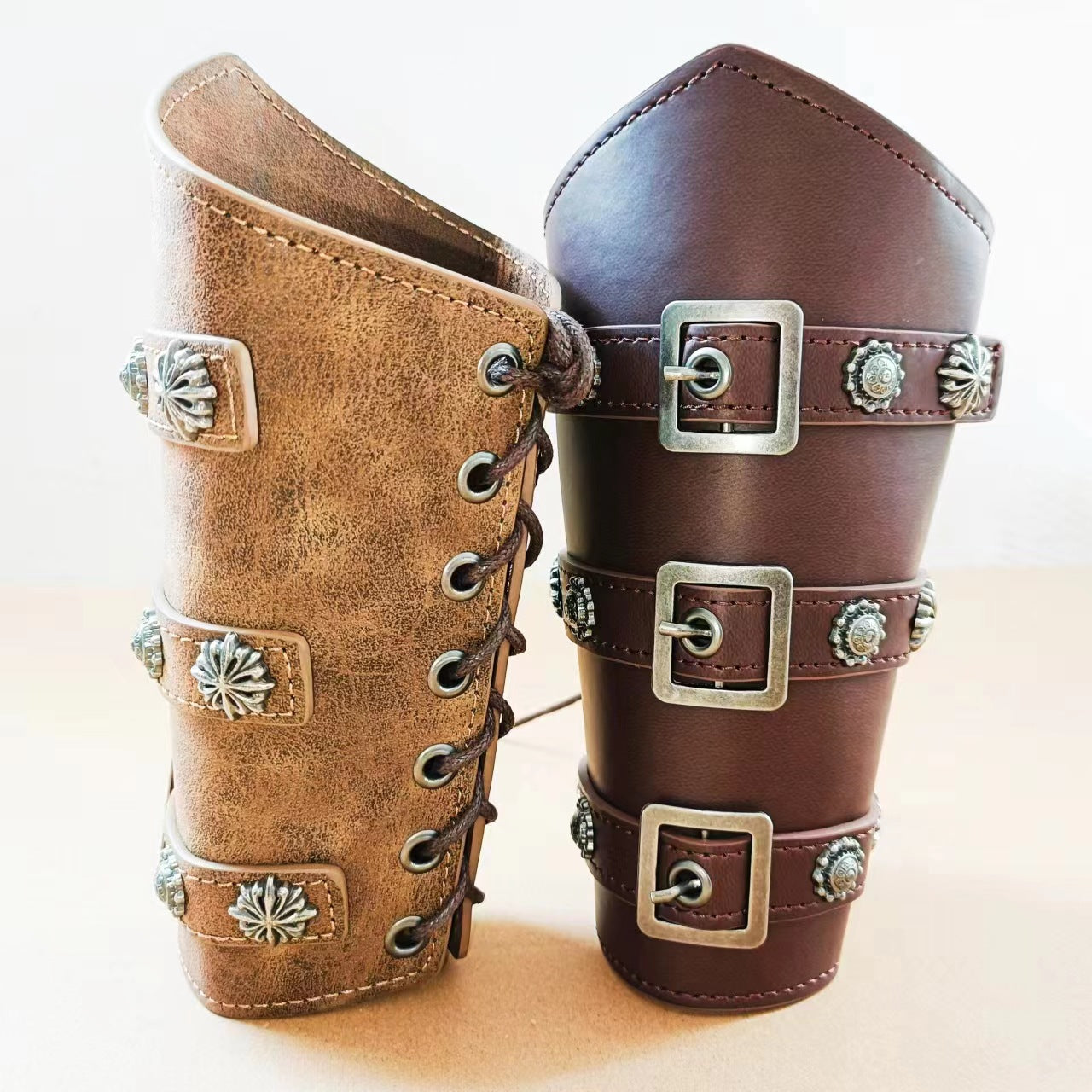 Vintage European Medieval Knight's Gauntlet Costume Wear