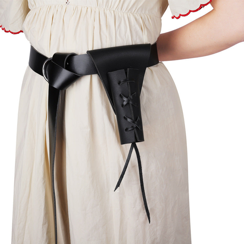 Medieval Viking Warrior Belt and Sword Holster Costume