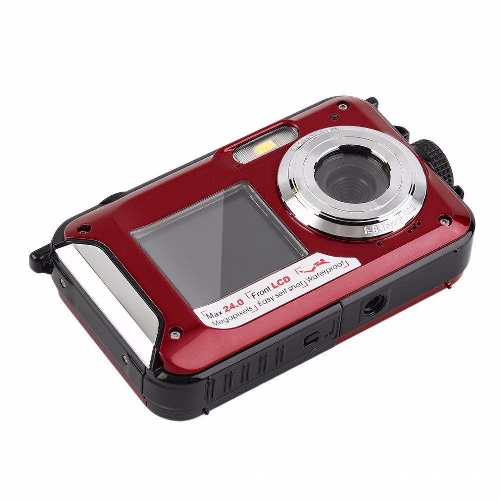 Dual Screen Waterproof HD Digital Camera and DV Camcorder